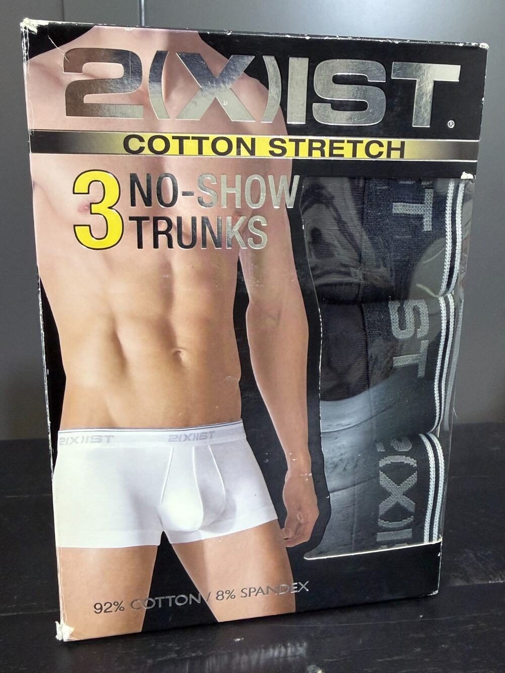 2(X)IST 3-Pack Stretch No-Show Trunks Size S $42 MSRP NWT